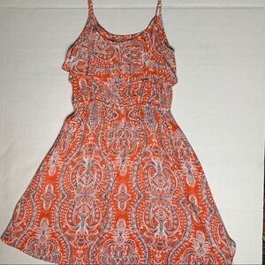 Banana Republic Tangerine Sundress Extra Small